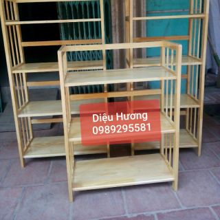 giá sách, kệ sách đa năng 3 tầng 75cm (màu tự nhiên)