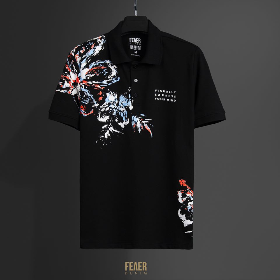 Áo polo nam FEAER DENIM chất thoáng khi thấm hút vải cotton FOLDER | BigBuy360 - bigbuy360.vn