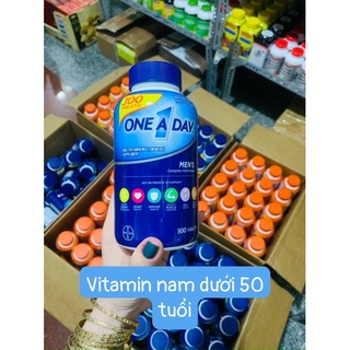 One A Day 300v  💙💚💜 Viên Uống Vitamin Tổng Hợp One A Day Men 300 Viên (Mẫu Mới) - Mỹ