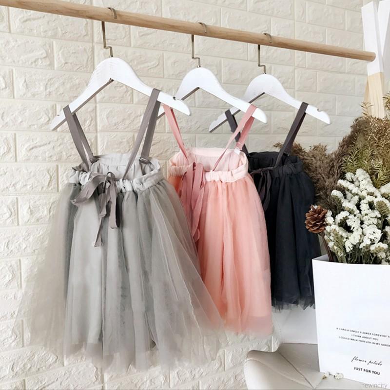 Đầm xoè Tutu sát nách phong cách công chúa cho bé gái
