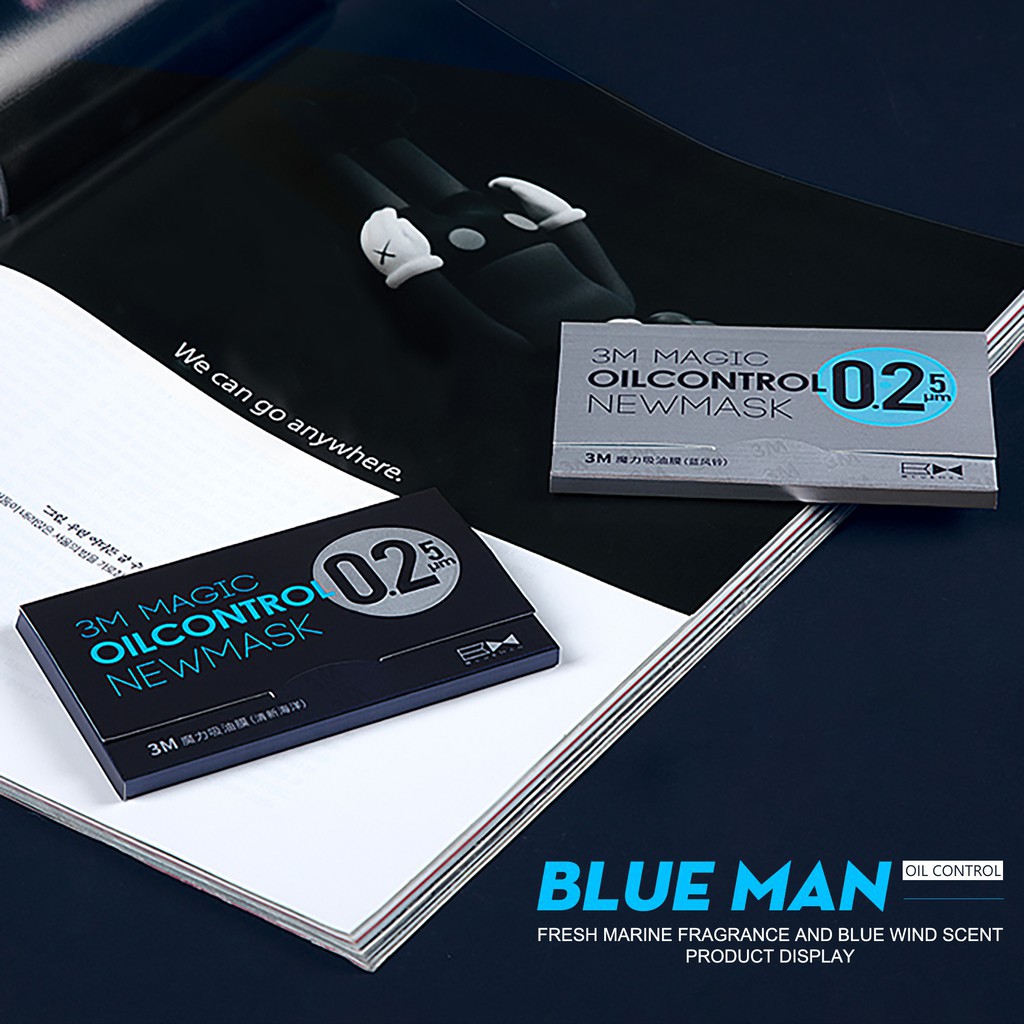 BLUEMAN Giấy Thấm Dầu Dưỡng Ẩm Làm Sạch Da Mặt Chất Lượng Cao | BigBuy360 - bigbuy360.vn