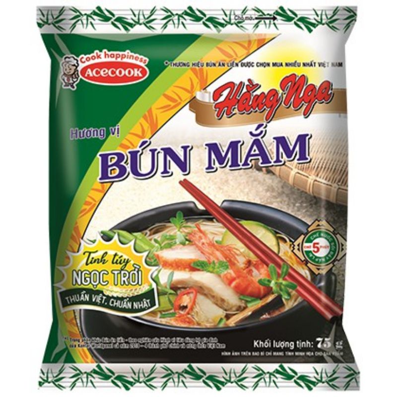 Thùng 30 gói MIX Bún Hằng Nga