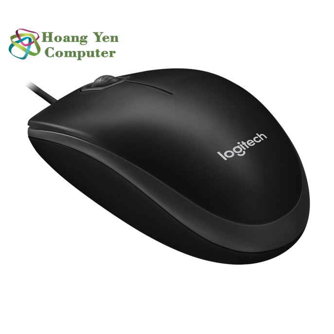 Chuột Có Dây Logitech B100 800DPI Chính Hãng - BH 36 Tháng - Hoàng Yến Computer