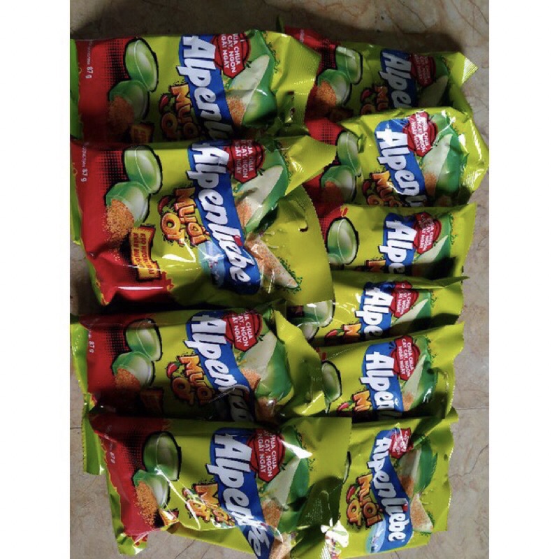 Kẹo Alpenliebe muối ớt túi 87gam 30 viên