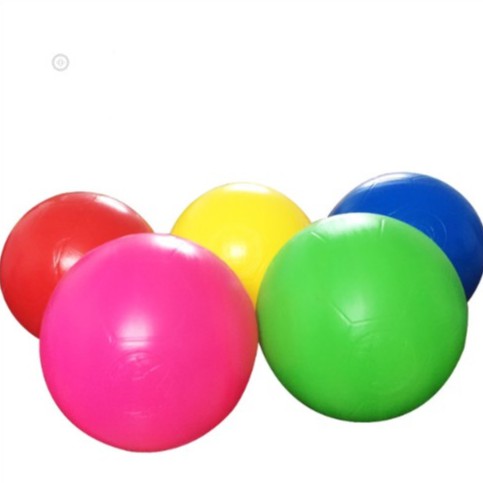 Bóng nhựa vận động phi 15cm - túi 5 quả 5 màu