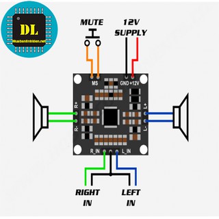 Module Khuếch Đại Âm Thanh PAM8610