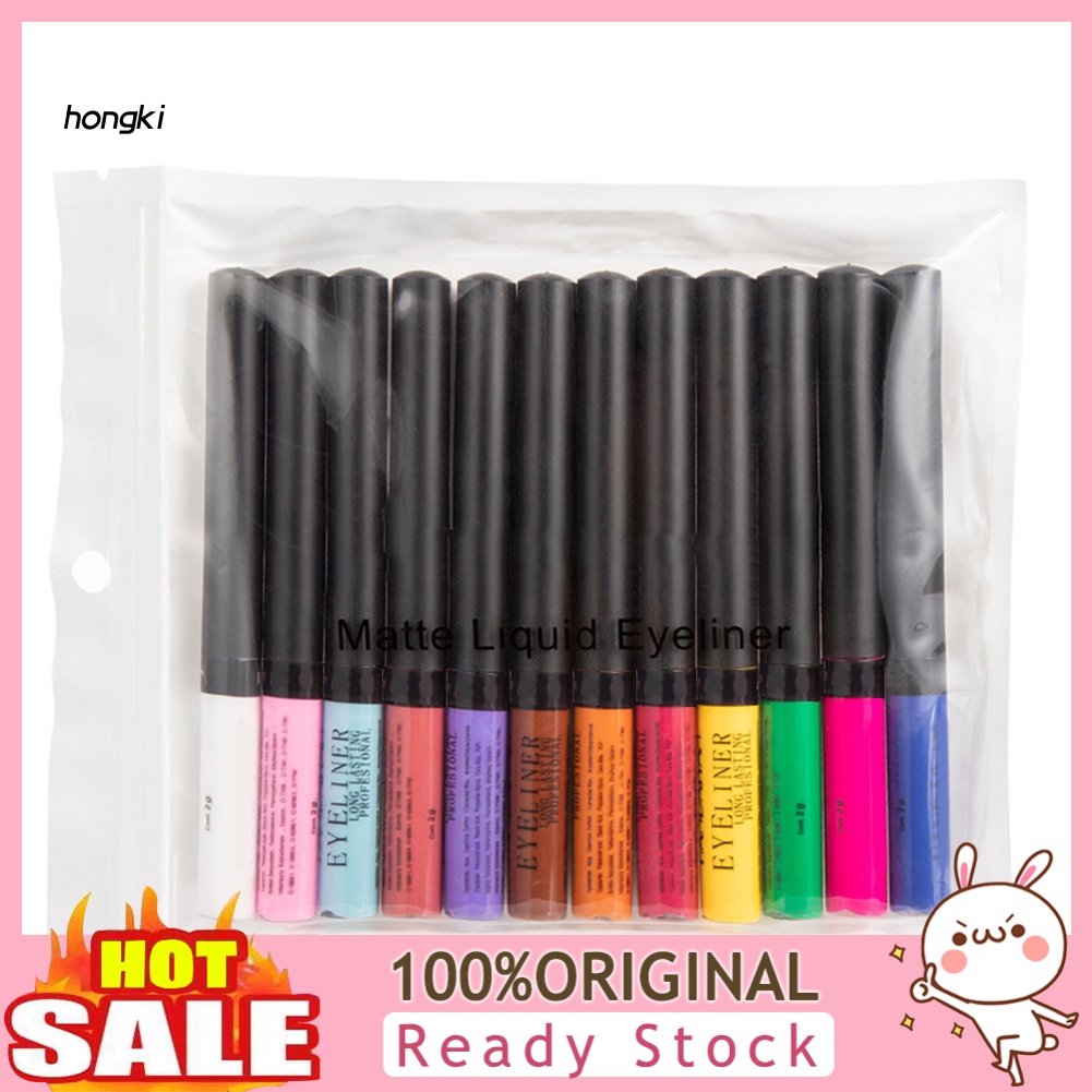 Set 12 bút kẻ mắt nước HANDAIYAn tông lì chống nước lâu trôi
 | BigBuy360 - bigbuy360.vn