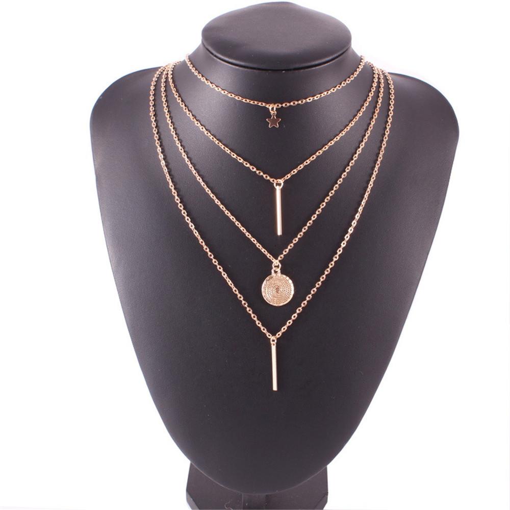 Vòng cổ Thời Trang Xinh Xắn Cho Nữ|Vòng Đeo Tay Nhiều Lớp Màu Sắc Dễ Thương Xinh Xắn