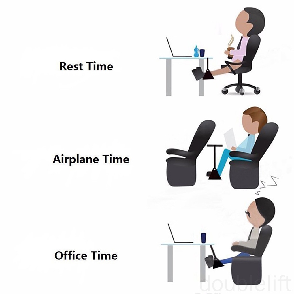 Võng lưới gác chân tiện dụng cho văn phòng/ đi du lịch