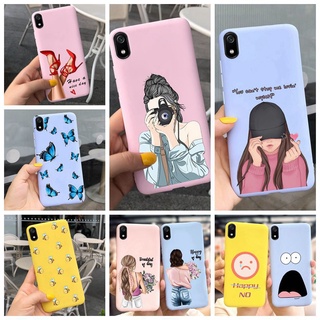 Ốp điện thoại silicone mềm hợp thời trang cho Xiaomi Redmi 7a 7 A7