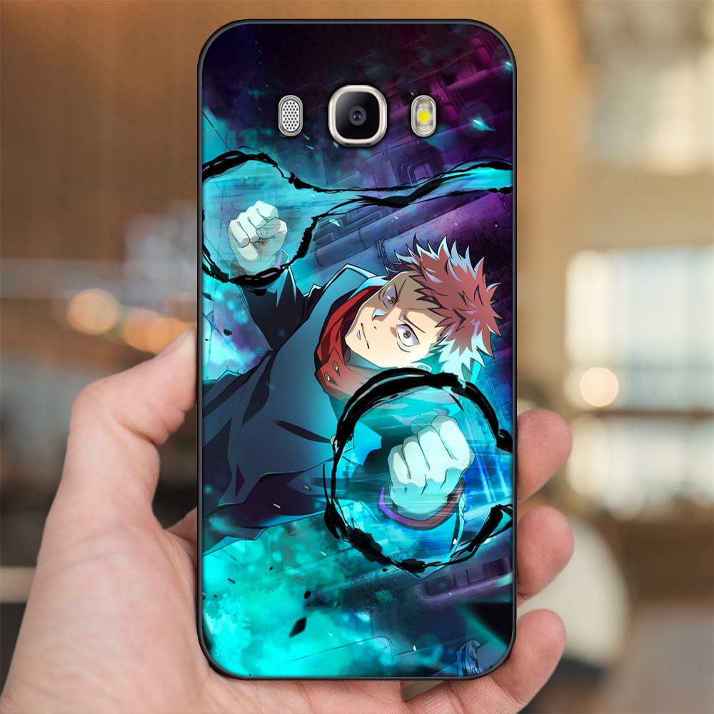 Ốp lưng Samsung J5 2016, J7 2016 viền đen in hình Yuji Jujutsu Kaisen