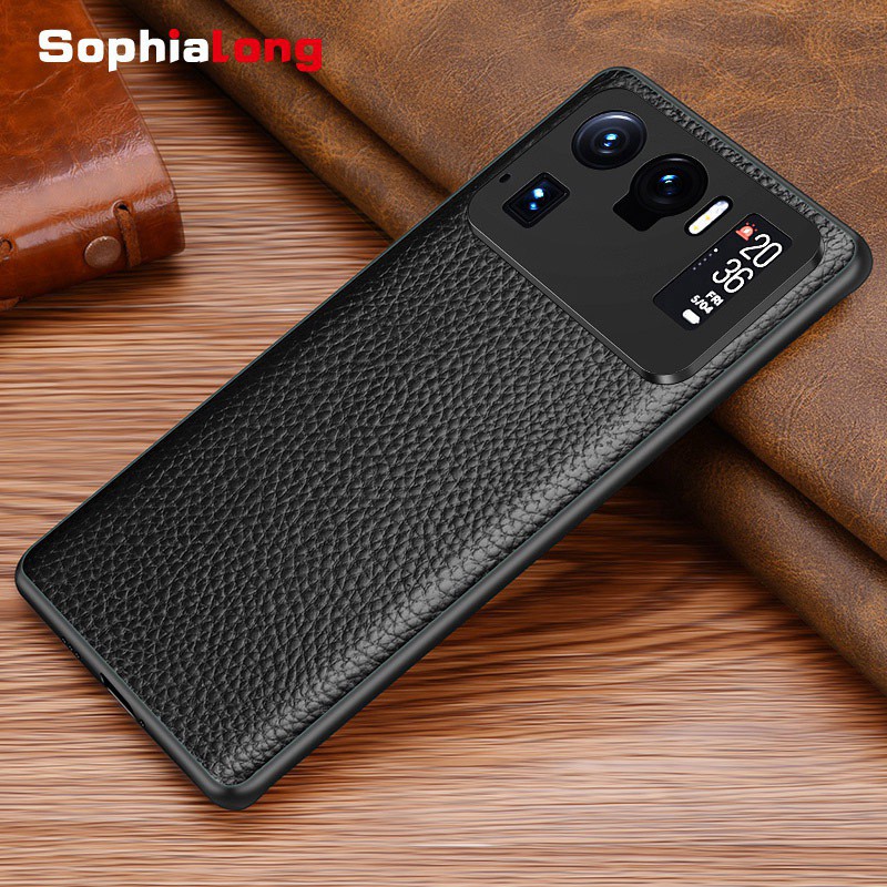 Ốp lưng điện thoại bằng da dành cho xiaomi mi 11 ultra pro