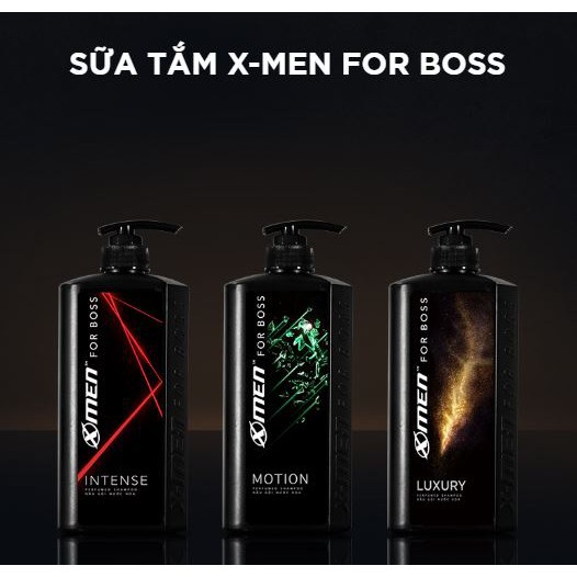 (CHÍNH HÃNG) sữa tắm /dầu gội nước hoa X-Men for Boss Intense/Luxury 650g