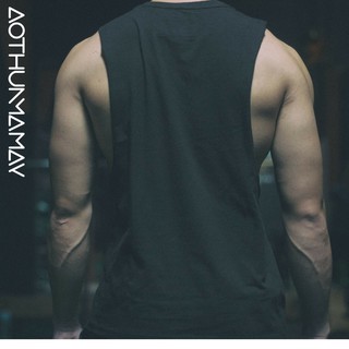 Áo Tanktop Đen Mạ May