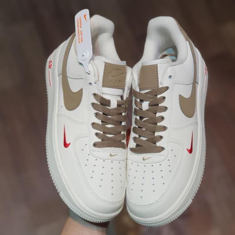 Giày thể thao Nike_AF1 vệt nâu, Giày sneaker Air Force 1 Low White Brown nam nữ cực chất dễ phối đồ 2022 | BigBuy360 - bigbuy360.vn