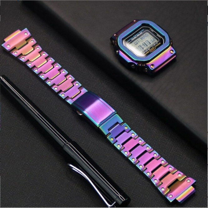 Dây Đeo Inox Cho Đồng Hồ Thông Minh Casio G-Shock Dw-5600 Dw5610 5600e 6900 Gwm5610