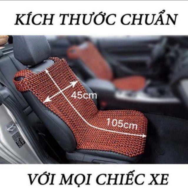 Lót ghế hạt gỗ -lót ghế gỗ hạt nhãn có hạt massaage