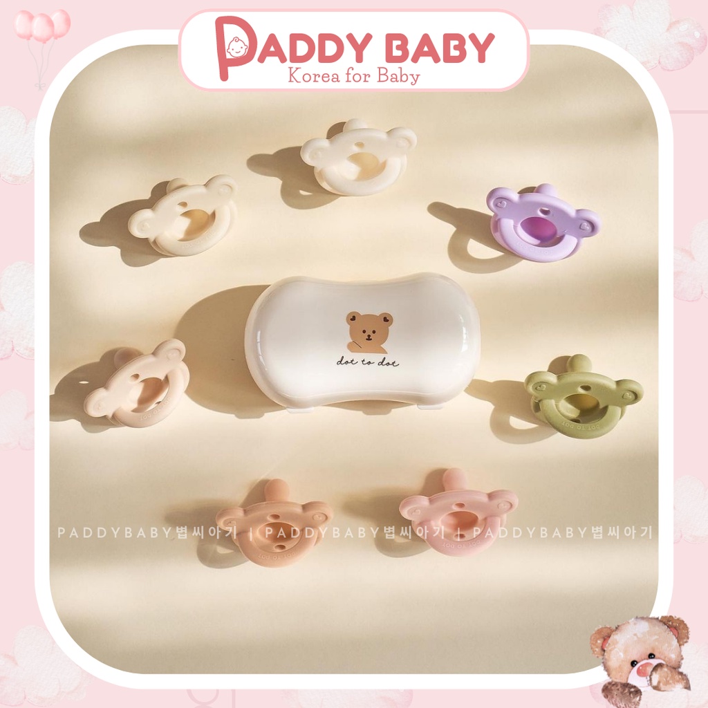 Hộp đựng ti giả Dottodot x Tgm nội địa Hàn cho bé - Made In Korea
