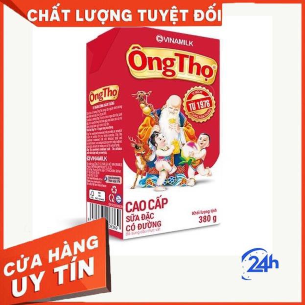 SỮA ĐẶC CÓ ĐƯỜNG ÔNG THỌ ĐỎ - HỘP GIẤY 380G