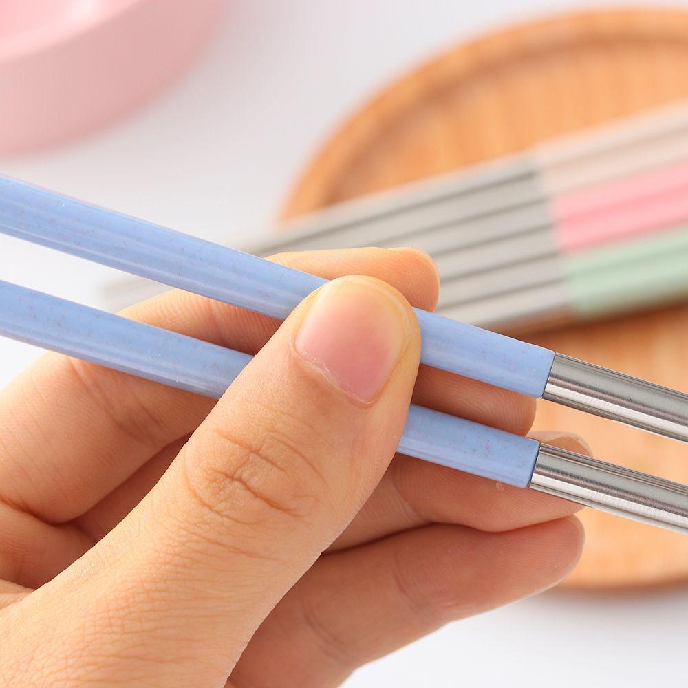 Đũa Ăn Bằng Thép Không Gỉ Nhiều Màu Sắc Có Thể Tái Sử Dụng