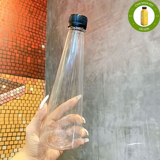 100 Chai nhựa 500ml ( nắp đen)