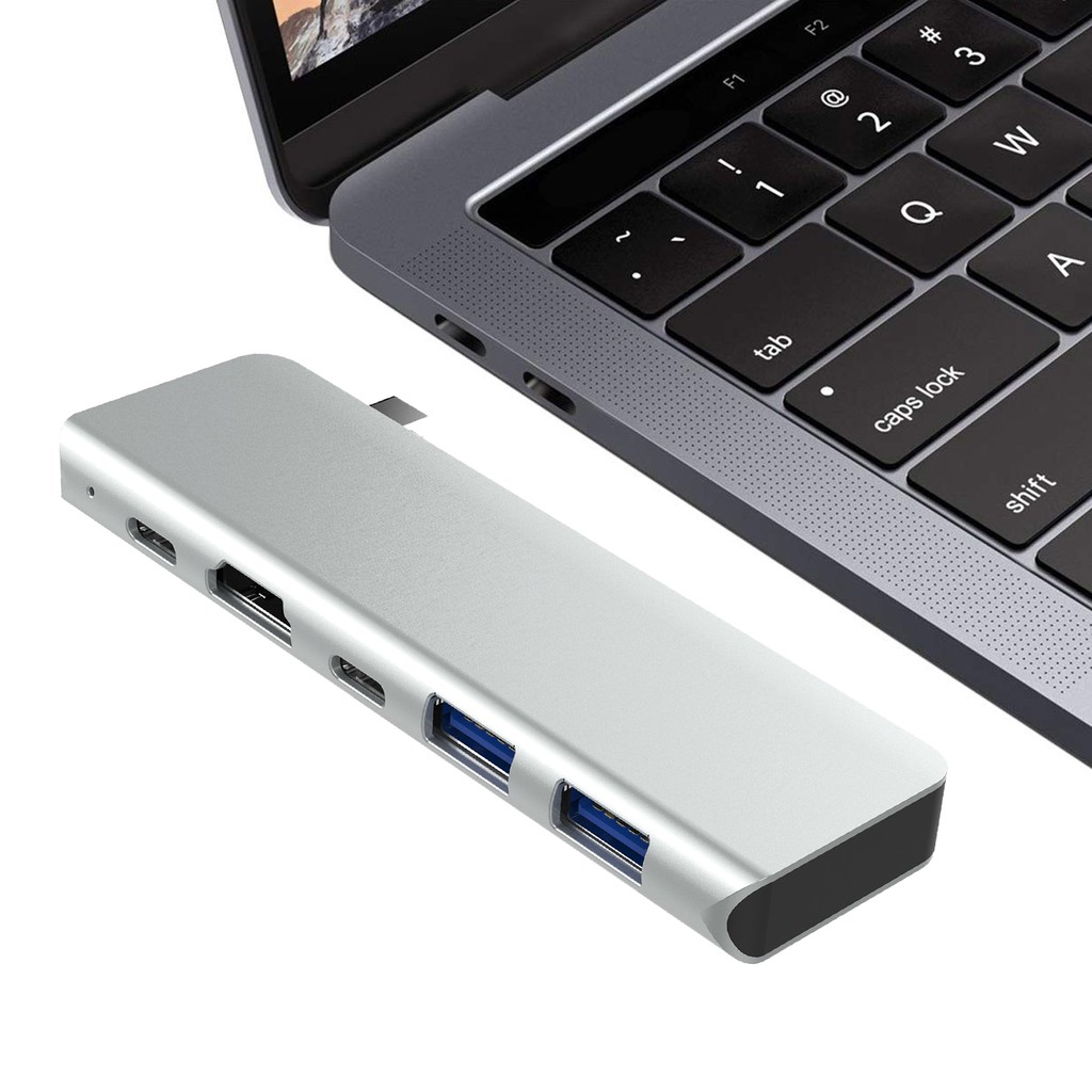 Hub Usb Type-c 5 cổng cho Macbook, Samsung MHL- 5in14