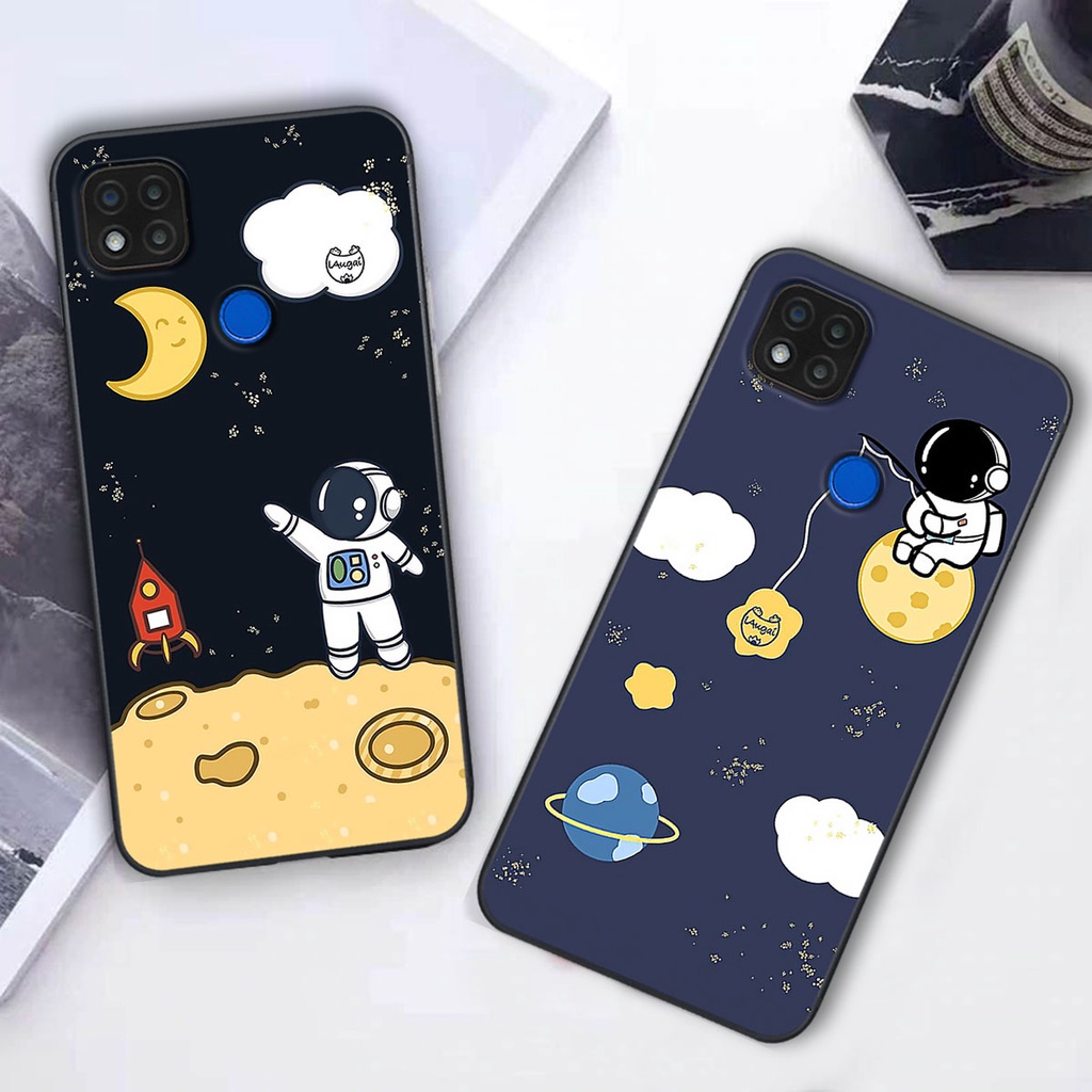 Ốp lưng ép kính Xiaomi Redmi 9C/ Redmi 9C NFC/ Redmi Poco C3 dễ thương