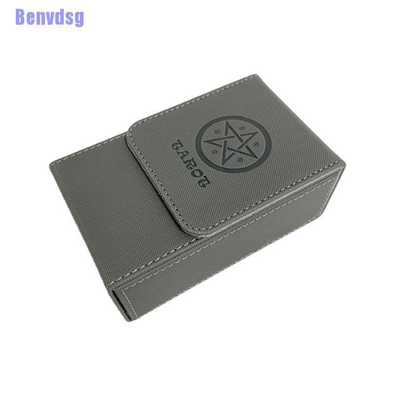 Thẻ Bài tarot Da PU 2 Ngăn Tiện Lợi