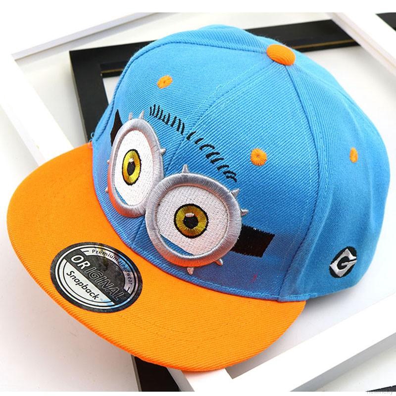 Mũ lưỡi trai chất Cotton hoạ tiết chữ phong cách bóng chày cho bé