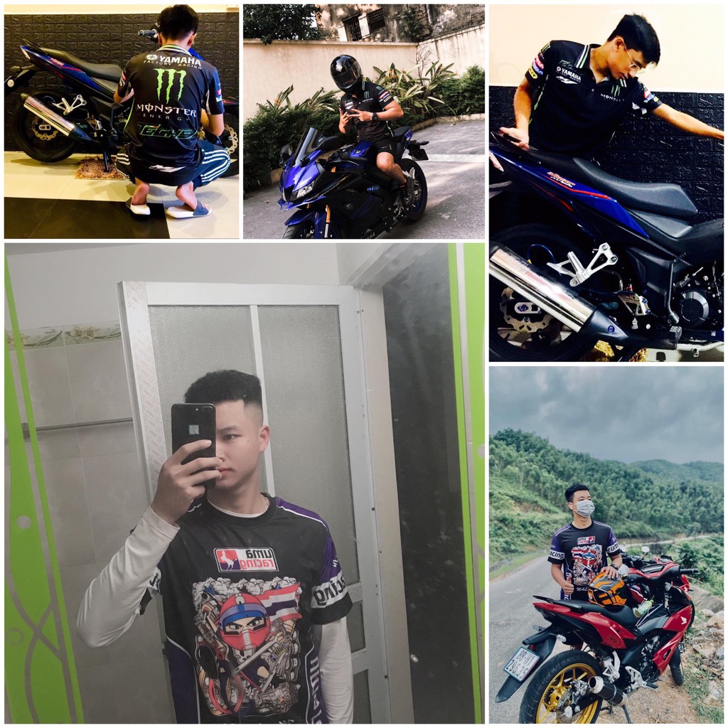 Áo thun tem xe các mẫu Honda Repsol, Yamaha, Suzuki, Ducati ( Size Từ 40kg --> 90kg) - THUN LẠNH | BigBuy360 - bigbuy360.vn