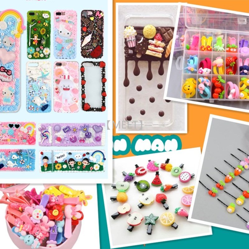 [Met] 1 Gói Kẹo Hình Móng Vuốt Mèo Bằng Nhựa Resin Làm Đồ Trang Sức Thủ Công DIY