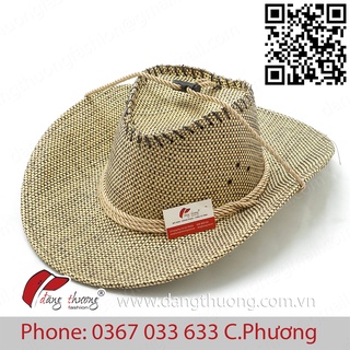 Mũ nón Cowboy Cao bồi Cói