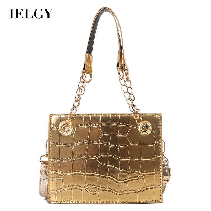 IELGY Túi Đeo Chéo Vai Họa Tiết Vân Đá Nhiều Màu Tùy Chọn Phong Cách Cổ Điển Thời Trang Cho Nữ