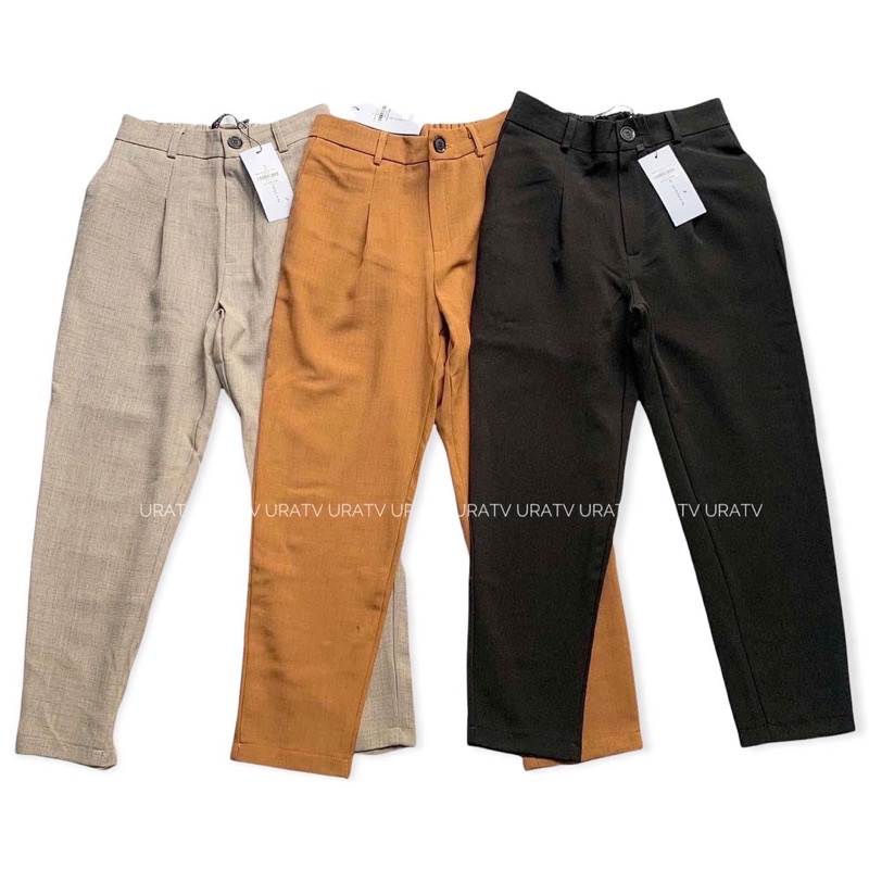 [FREESHIP - ẢNH CHÍNH CHỦ] Quần BAGGY VẢI lưng thun ZRA 245
