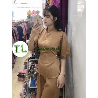 Đồ lam đi chùa Lụa thêu Hồ Điệp