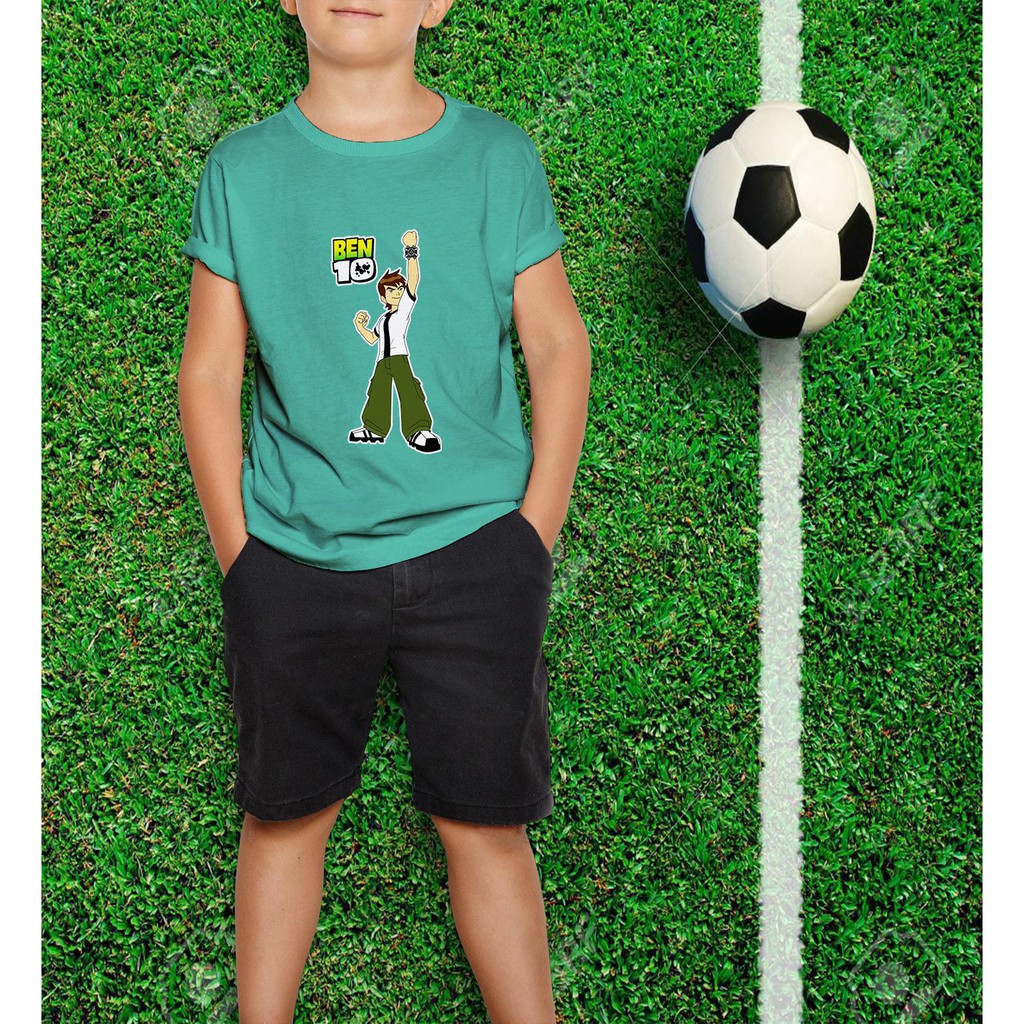 Áo thun Trẻ em in hình Ben 10 Cotton Thun - Dẽ Thương