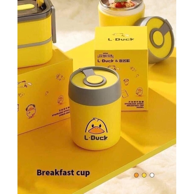 BÌNH Ủ CHÁO VỊT VÀNG ( loại 450ml - giữ nóng 6-8h)