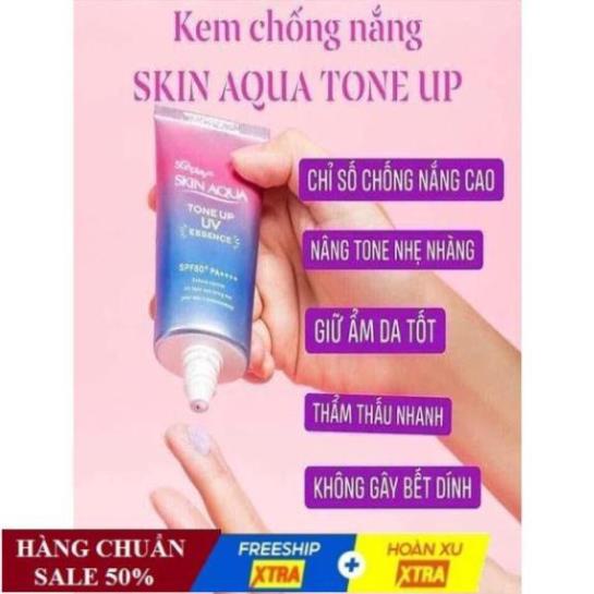 Kem chống nắng Nhật Bản Skin Aqua Tone up UV SPF 50+ 80gr