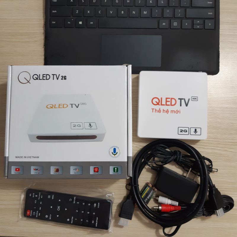 Tivi Box Giọng Nói QLed 2G điều khiển giọng nói ram 2G xem mượt mà, bảo hành 12 th