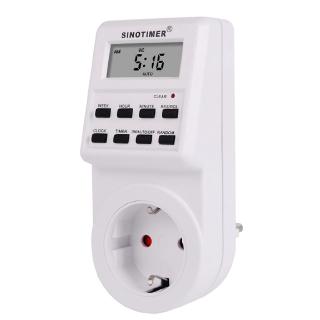 C SINOTIMER Plug Digital Weekly Programmable Plug-in Power Socket Timer Switch
