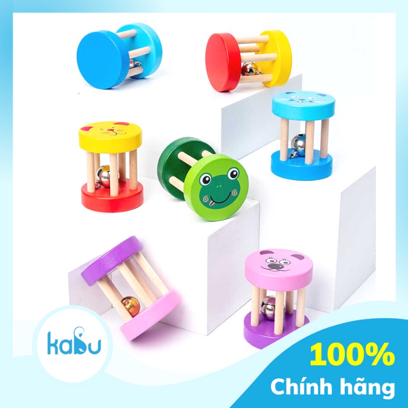 KABU- Xúc Xắc Lồng Gỗ Phát Triển Giác Quan Cho Bé Sơ Sinh