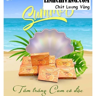 Kem tắm trắng cam linh chi vàng