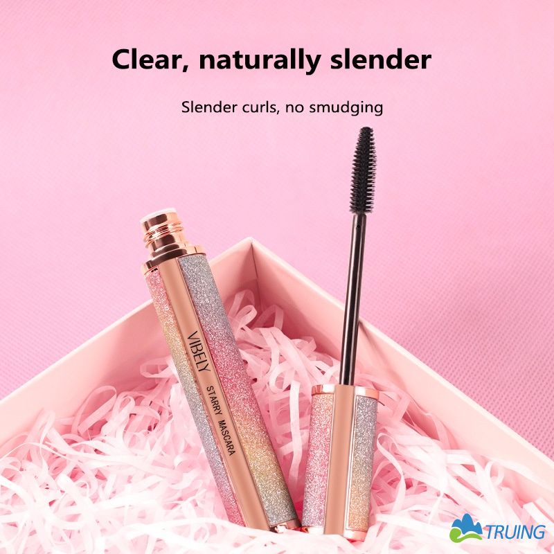 Mascara Sợi Tơ 4D Màu Đen Chống Thấm Nước Chuốt Dài Và Cong Mi