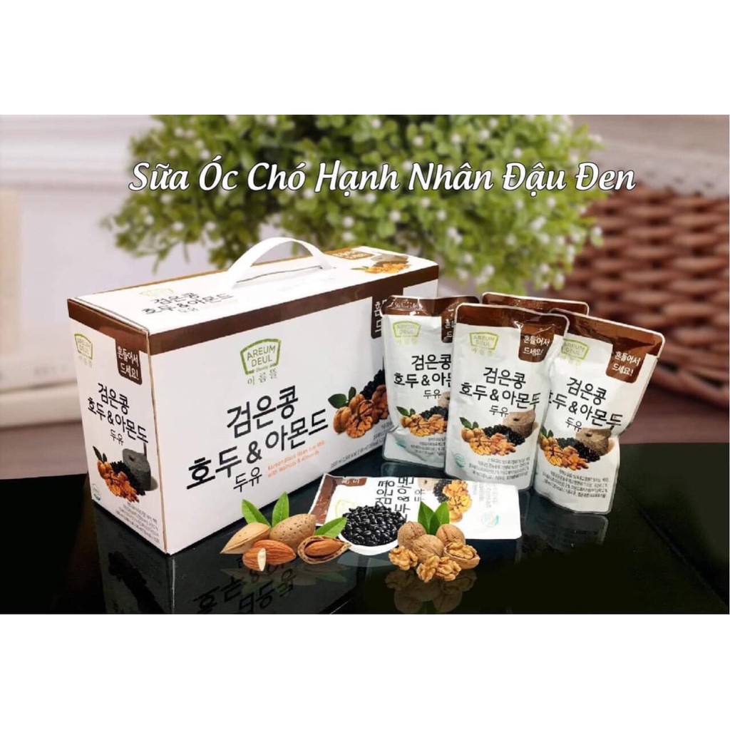 Sữa Óc Chó Đậu Đen Hạnh Nhân Sahmyook Foods