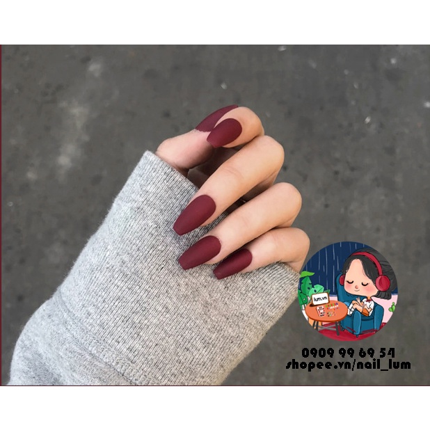 [ 820 ] SƠN MỊN ĐƠN SẮC - THANG DÀI [Tặng Miếng Dán Và Dụng Cụ] BST