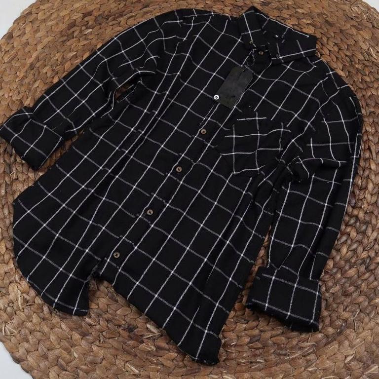 "RAS.26Au22G" (Giá Bán Sỉ) Áo Sơ Mi Flannel Kẻ Sọc Tay Dài Nhập Khẩu Hàn Quốc Chất Lượng Cao Làm Quà Tặng Cho Nam