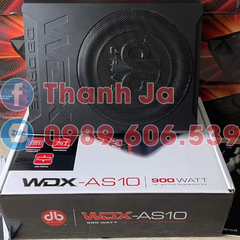 Loa Sub DB WDX AS10 Chính Hãng Mỹ Full Box / Hổ Trợ Lắp Đặt