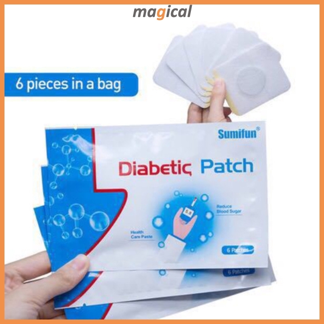 6 pcs Diabetes Patch Reduce High Blood Sugar Diabetes Patch Medications Natural Herbs Diabetic