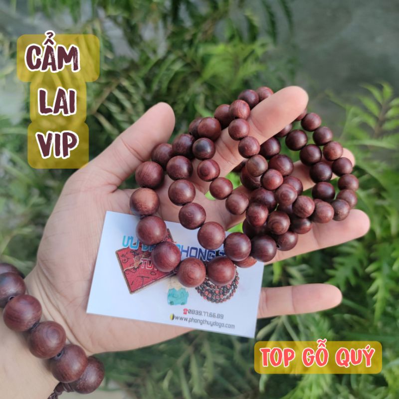Vòng tay gỗ Cẩm lai thơm, vòng tay gỗ bền không mối mọt