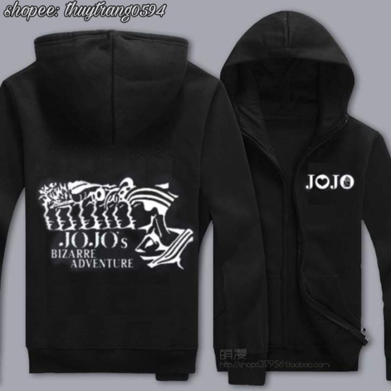 Áo Khoác Nỉ JoJo's Bizarre Adventure Nam Nữ Phong Cách Cá Tính